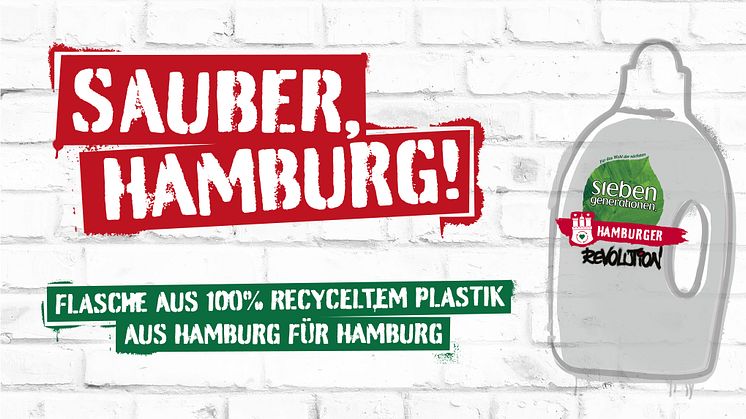 Hamburgs Wertstoff Innovative: Erste Waschmittelflasche aus 100% Hamburger Rezyklat