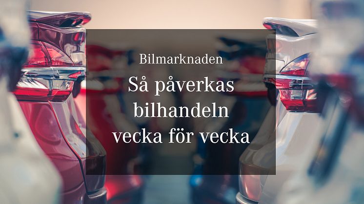 Osäkert läge på bilmarknaden