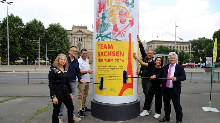 Neue Kampagne: Team Sachsen für Paris 2024