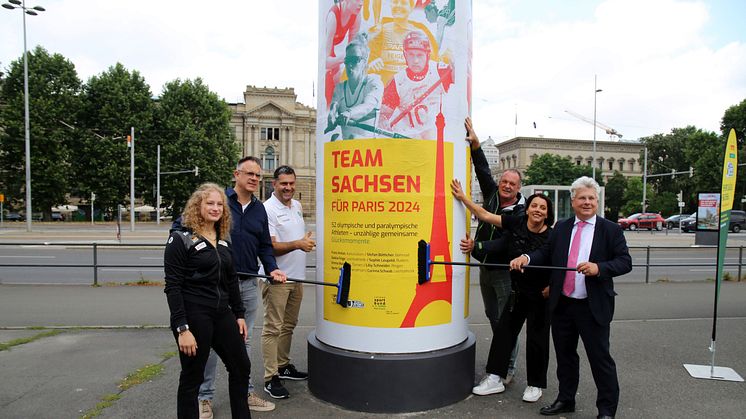 Starteten die Kampagne (v.l.): Lilly Schneider, Ulrich Wolter, Karsten Günther, Klaus Mau, Katharina Baum, Frank Schwarz - Foto: Andreas Schmidt