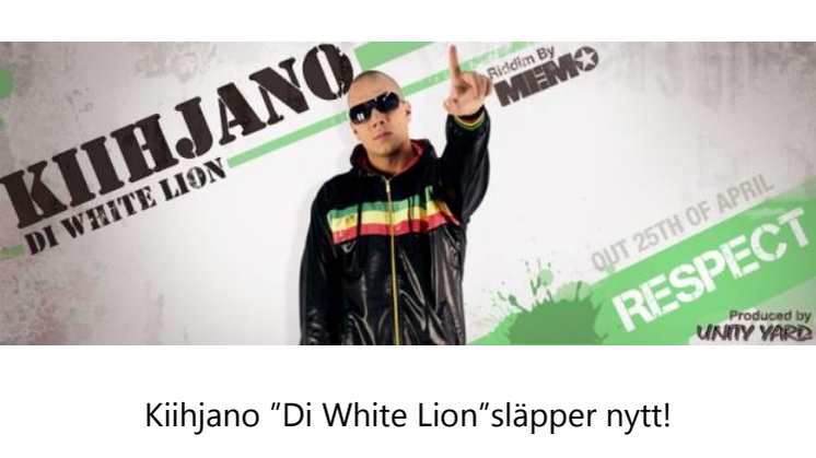 Kiihjano ”Di White Lion” släpper nytt!