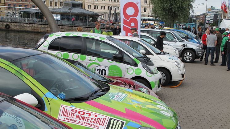 Laddat för elbilsrally runt Öresund