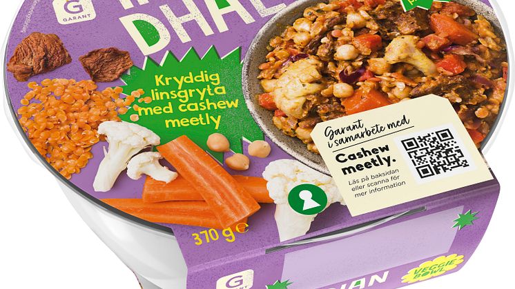 Axfood och Garant först i världen med färdigrätter på cashewäpple från Cashewmeetly