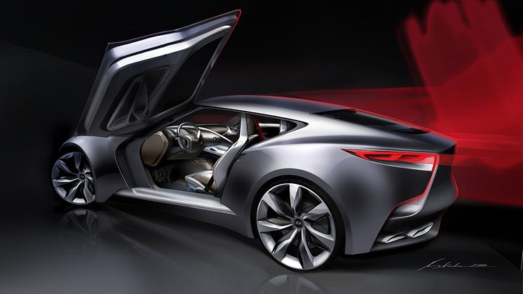 Avslöjande bilder på ny konceptbil från Hyundai 