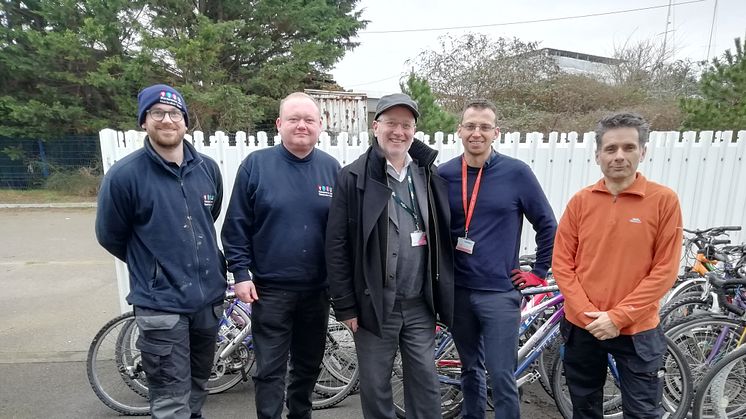 Abandoned bikes have been donated to a Sussex charity - MORE IMAGES AVAILABLE BELOW