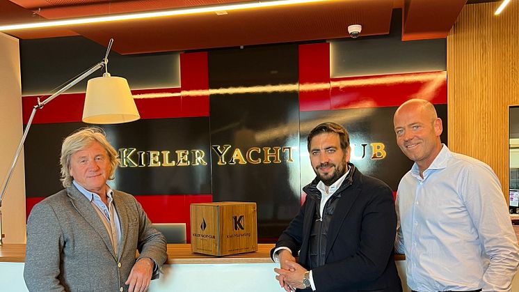 Uwe Wanger Kiel-Marketing, Ulf Wachholtz Hotel Kieler Yacht Club, Oliver Schwall Konzeptwerft wollen mehr Segelsport in die Innenförde holen