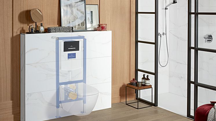 Nouvelles fonctionnalités pour les bâti-supports de Villeroy & Boch :  ViConnect devient encore plus facile à installer