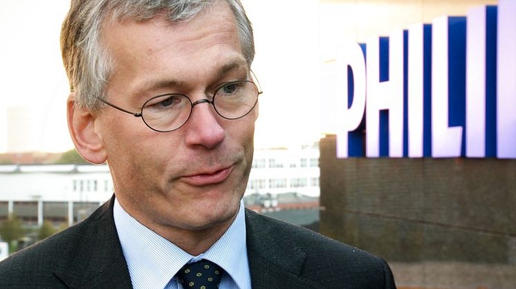 Philips CEO Frans van Houten på besök i Danmark- Børsen intervju. 