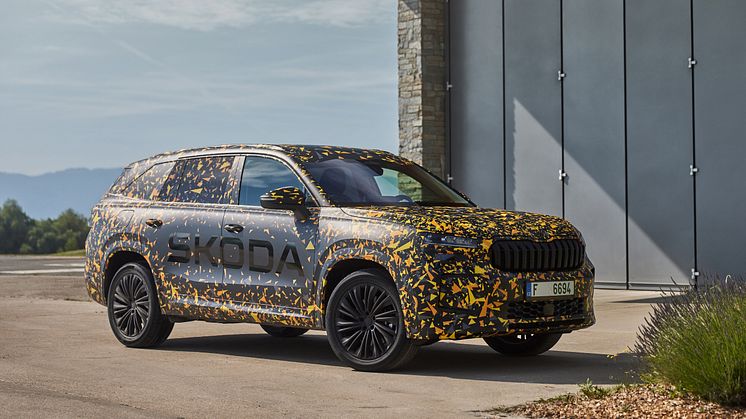 Ny Škoda Kodiaq i camouflage