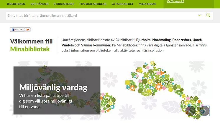 Minabibliotek.se blir  14 december mobilanpassad och mer lättnavigerad. 