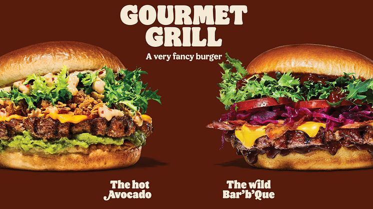I dag lanserer Burger King Gourmet Grill-serien over hele landet.