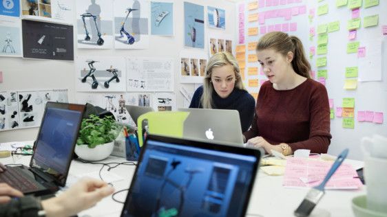 Students at Umeå Institute of Design. Photo: Malin Grönborg