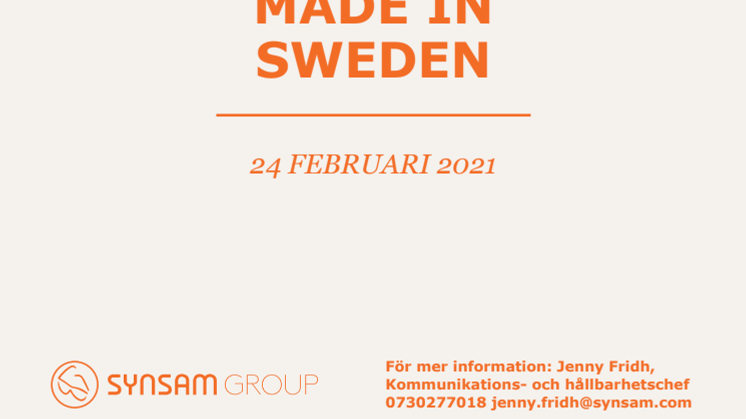 Nu är det klart – Synsam Group flyttar hem glasögonproduktionen från Asien. Östersund blir det slutgiltiga valet. 