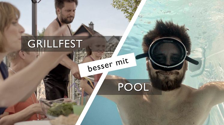 Grillfest besser mit Pool - was meinen Sie?