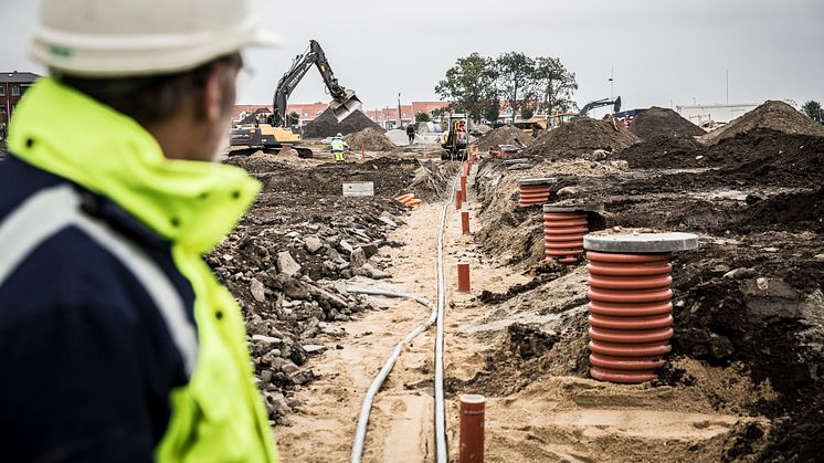 Når der bygges med egne håndværkere, er der ekstra stor fokus på sikkerhed og arbejdsmiljø