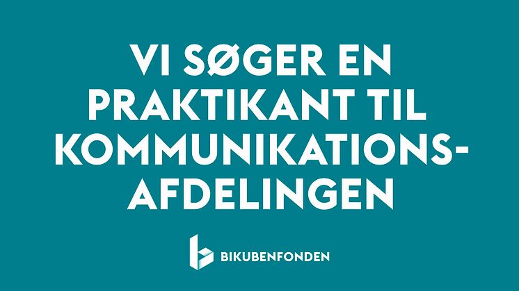 Praktikant til Bikubenfondens kommunikationsafdeling