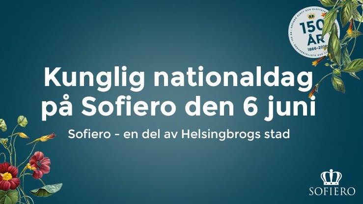 Kungligt nationaldagsfirande när Sofiero i Helsingborg firar 150 år 