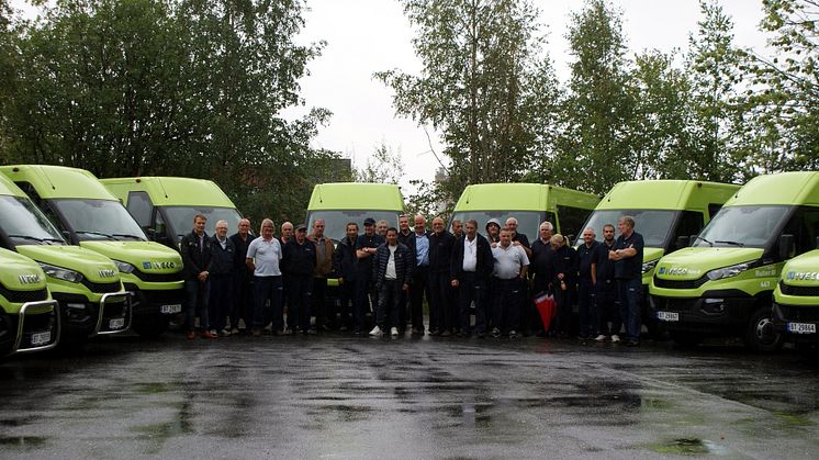 15 Iveco Daily minibusser til Oslo Taxibuss