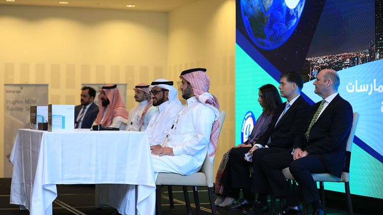 The launch event to announce that Inmarsat will bring its maritime, aviation and enterprise connectivity solutions to Saudi Arabia with new partners