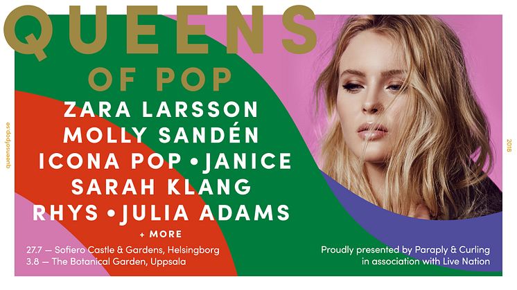 SARAH KLANG TILL QUEENS OF POP