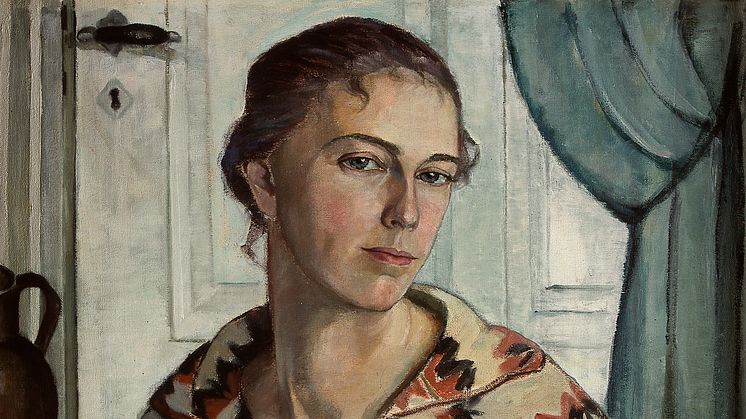 Agda Holst, Självporträtt, 1925. 
