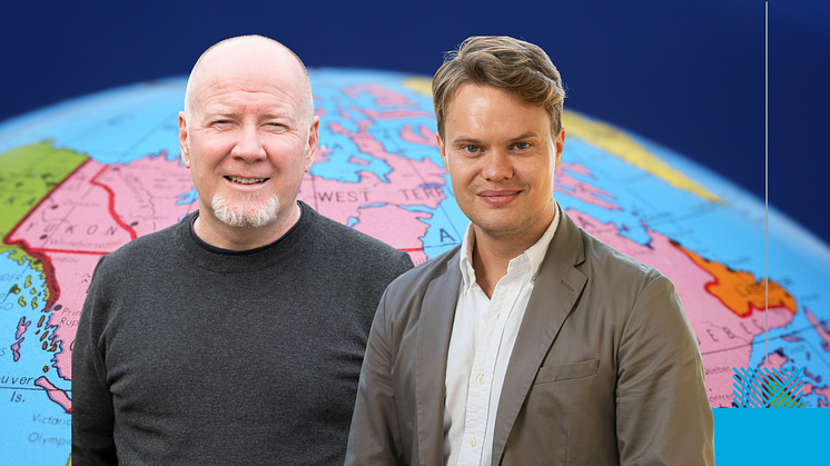 Richard Hainsworth och Hampus Granström - experter på hur man lyckas på en internationell marknad.