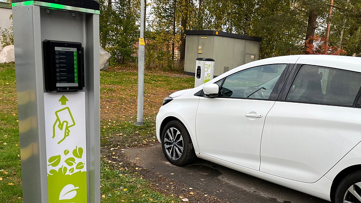 Linde energi testar en öppen betallösning för laddning av elbilar. Foto: Linde energi