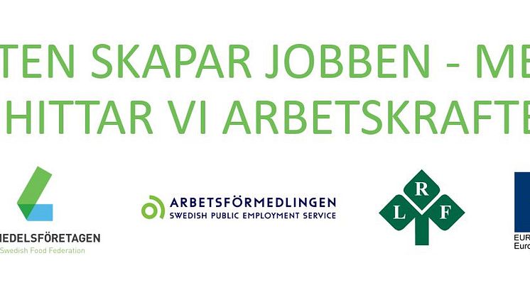 Lunchseminarium: Maten skapar jobben – men hur hittar vi arbetskraften?