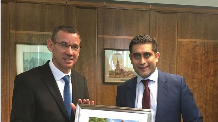 ​​Israeli ambassador meets council leader