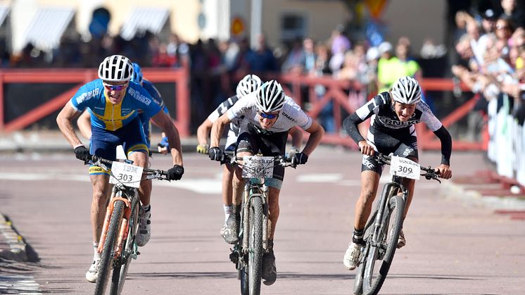 Lucas Eriksson, Serneke Allebike CK, (nr 309) vann Cykelvasan 2016 