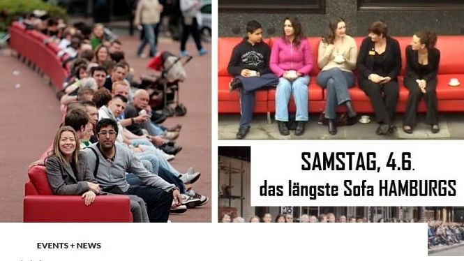 Das längst Sofa Hamburgs