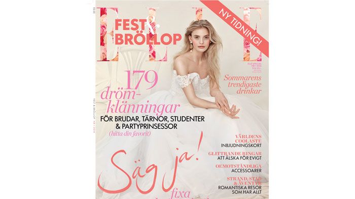  ELLE lanserar ny tidning: ELLE fest & bröllop!