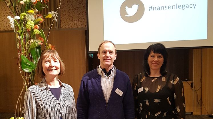 From left: JoLynn Carroll, Paul Renaud and Anita Evenset (Akvaplan-niva)