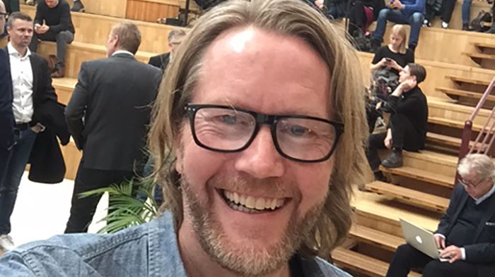Erik Nissen Johansen i Umeå 21 februari 2017.