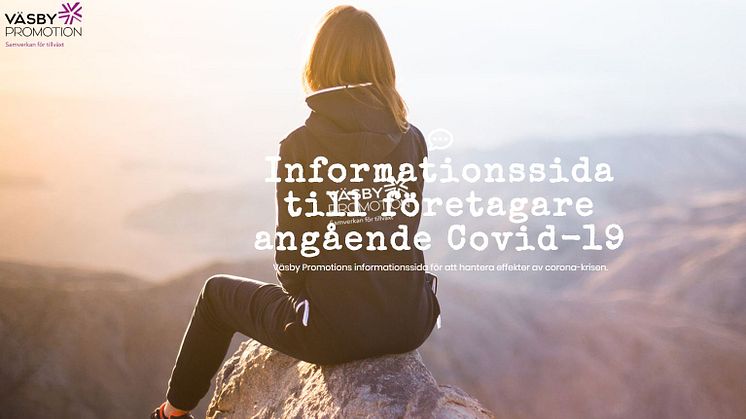 Informationssida till företagare angående Covid-19