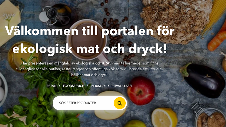 Ny portal skapar affärsmöjligheter för ekologiska producenter