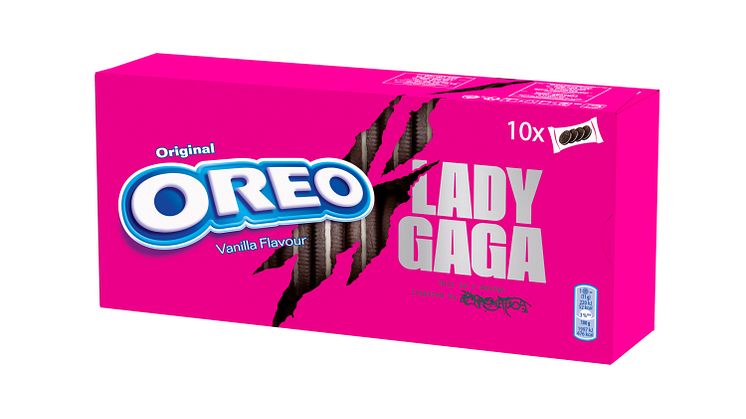 Oreo y Lady Gaga se unen para lanzar una edición limitada de las emblemáticas galletas