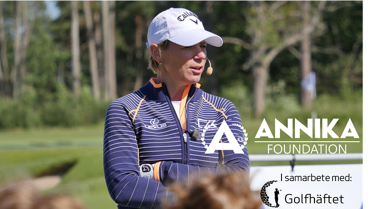 Golfhäftet blir huvudpartner till Annika Sörenstams internationella flickjuniortävling