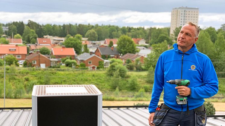 Jan Holmström, Ventilationsingenjör hos HSB i Västerås.