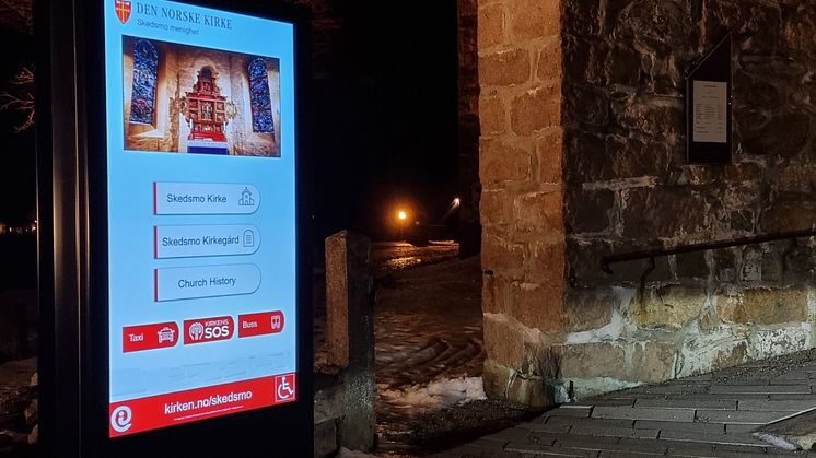 På Procon Digital KirkeVert får man digital veivisning til graven og digital informasjon fra menigheten