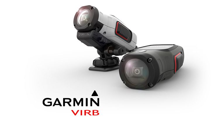 Garmins nya, kompakta, vattentäta action-kameror VIRB™ och VIRB Elite