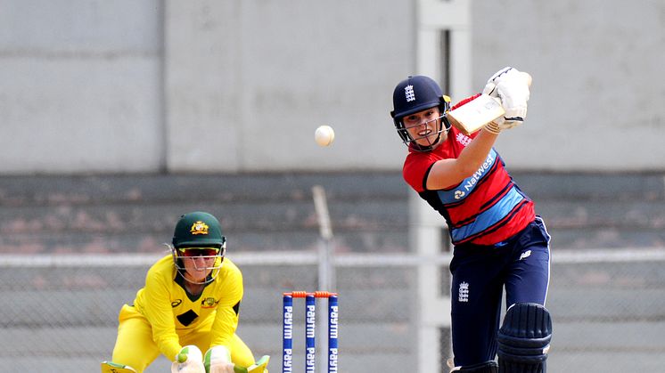 Alice Davidson-Richards made a run-a-ball 24 (Image: BCCI)