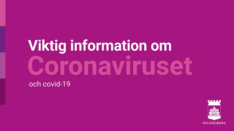 Pressträff med anledning av den kraftiga smittspridningen av coronavirus i Helsingborg
