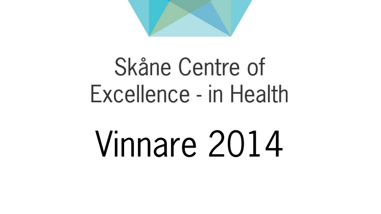 Underlag Centre of Excellence 2014