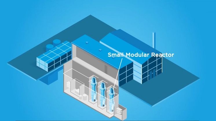 SMR är en mindre reaktor som ska leverera samma stabila och klimatsmarta el som dagens kärnkraftverk, men mer flexibelt och i mindre skala.