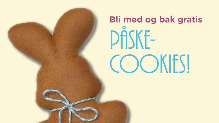 SiO inviterer studenter til å bake påske-cookies på Deiglig i underetasjen på Frederikkebygget på Blindern den 14. mars kl. 14-17. 