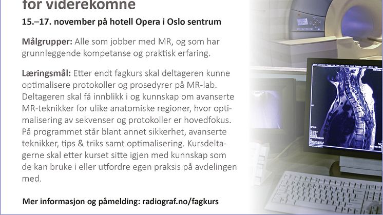 MR for viderekomne