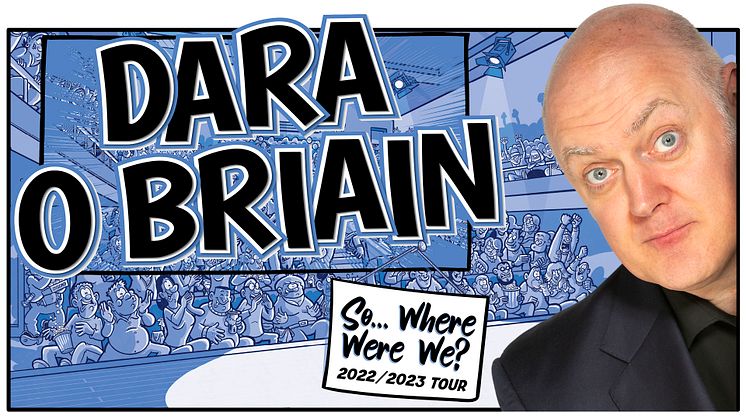 Dara Ó Briain till Nöjesteatern i Malmö 17 juni 2022