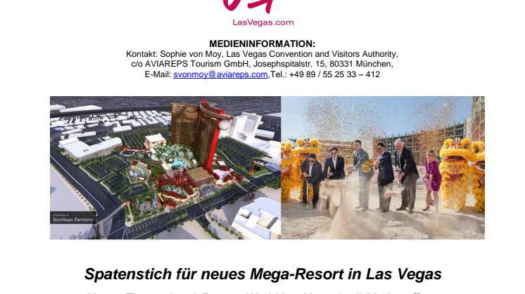 Spatenstich für neues Mega-Resort in Las Vegas