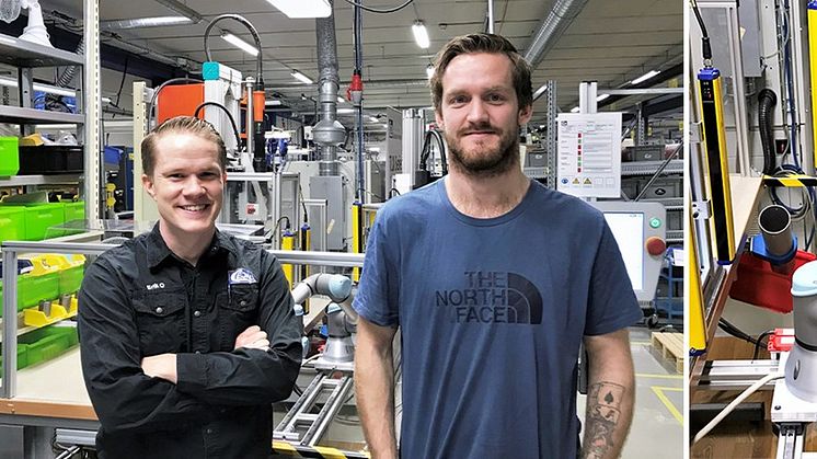 CEJN utrustar sin produktion med kollaborativa robotar för ökad säkerhet, kvalitet och produktivitet.